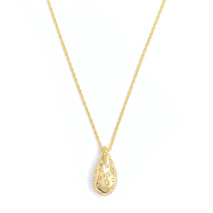 Collar con colgante anais dorado claro