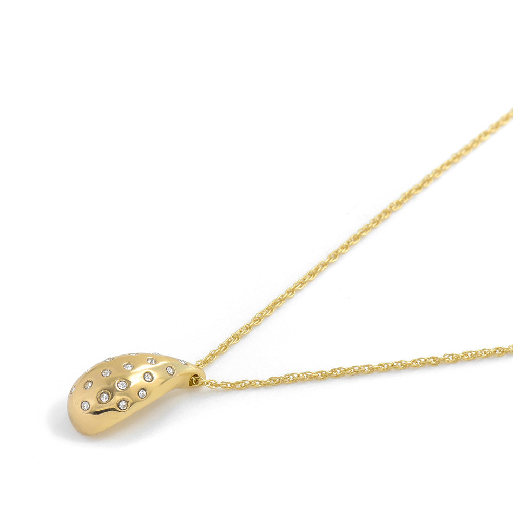 Collar con colgante anais dorado claro