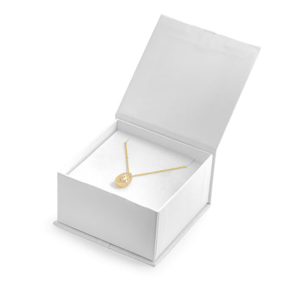 Collar con colgante anais dorado claro