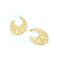 Aros argollas claudia dorado claro
