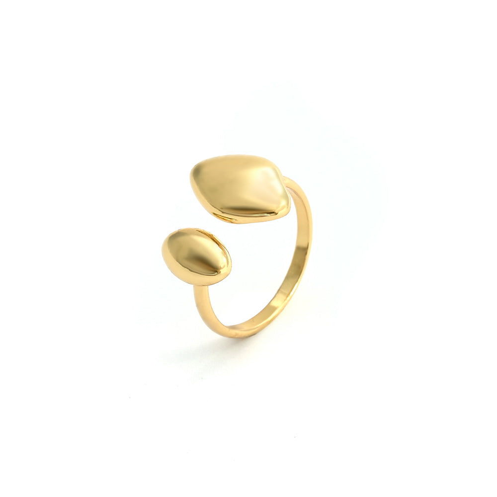 Anillo mirella dorado claro