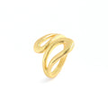 Anillo infinity dorado claro