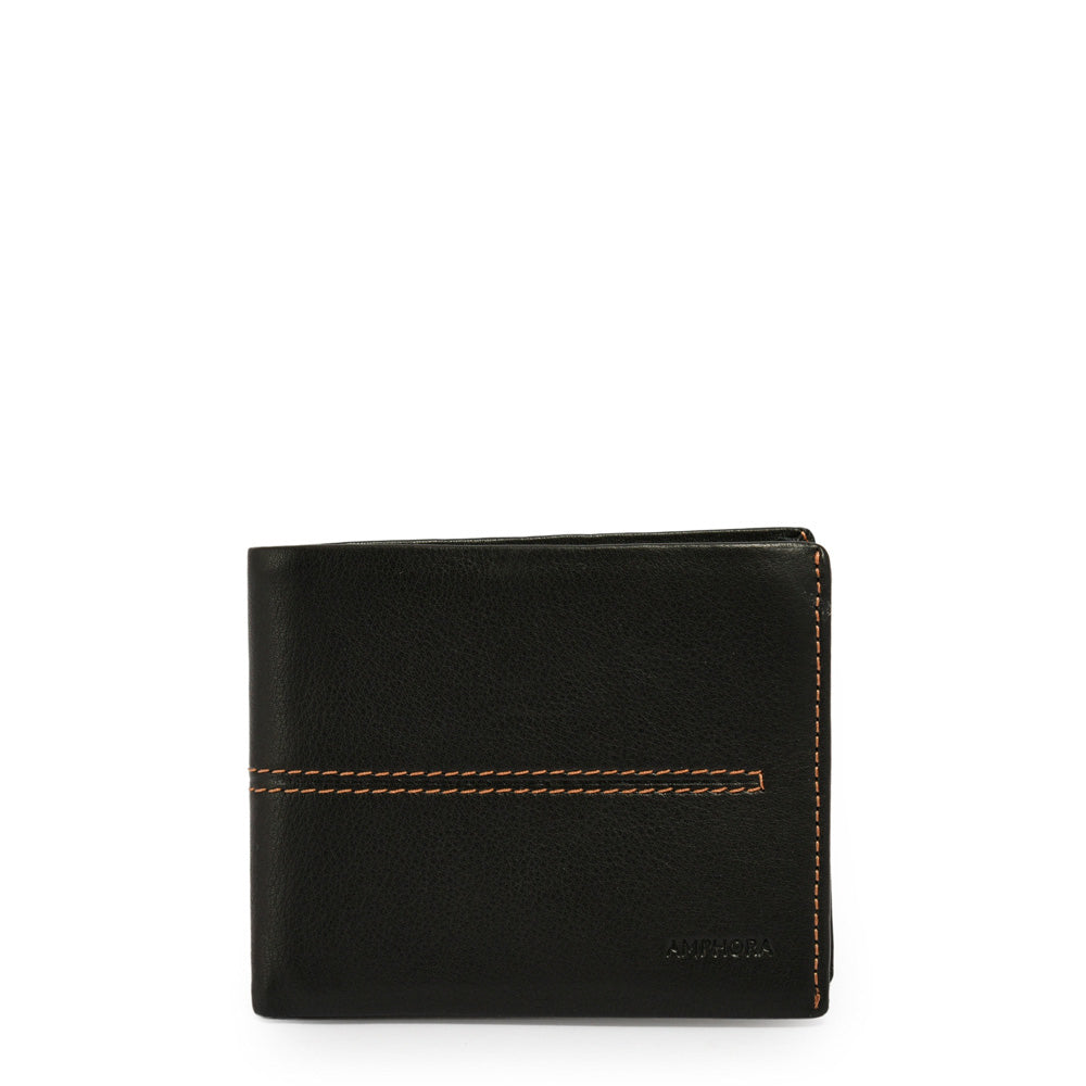 Billetera frankfurt cuero negro