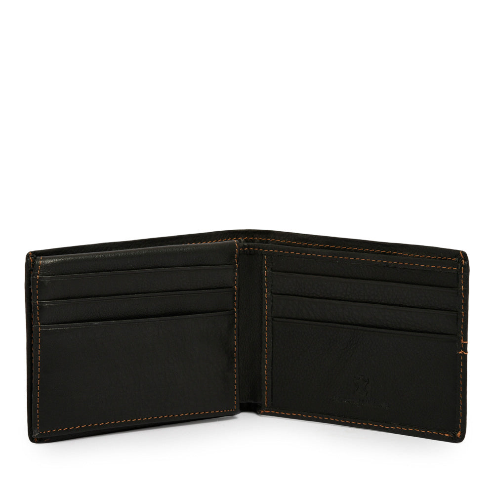 Billetera frankfurt cuero negro