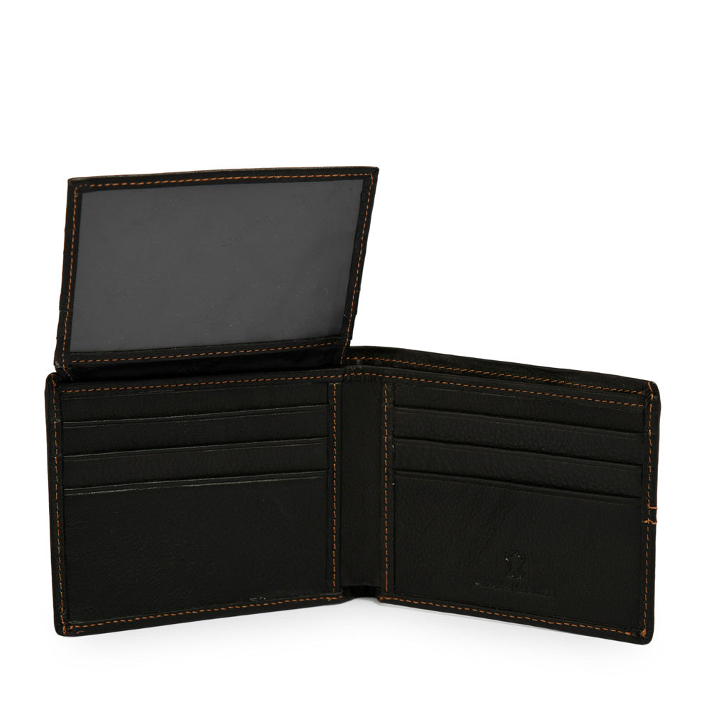 Billetera frankfurt cuero negro