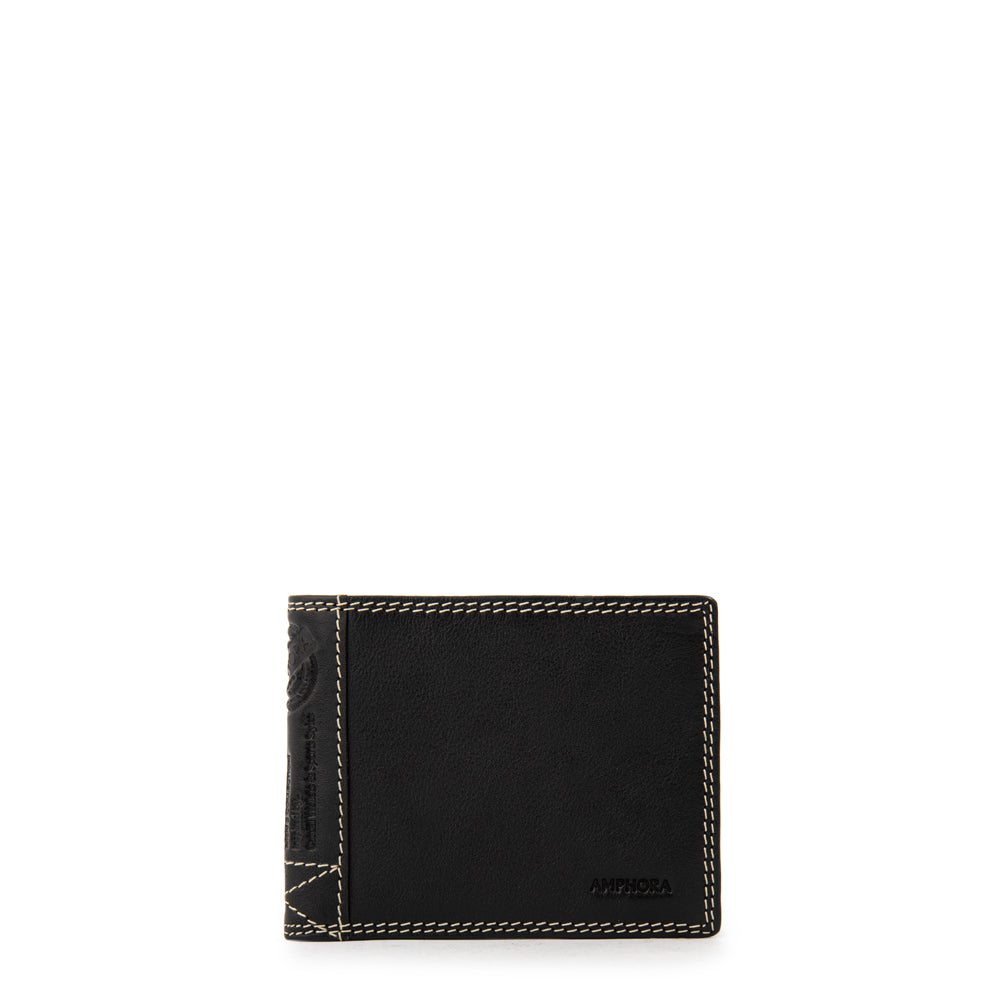 Billetera bremen cuero negro