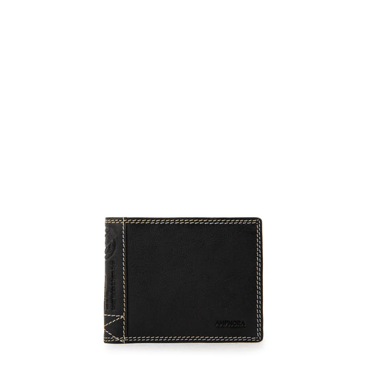 Billetera simple bremen pequeña negro