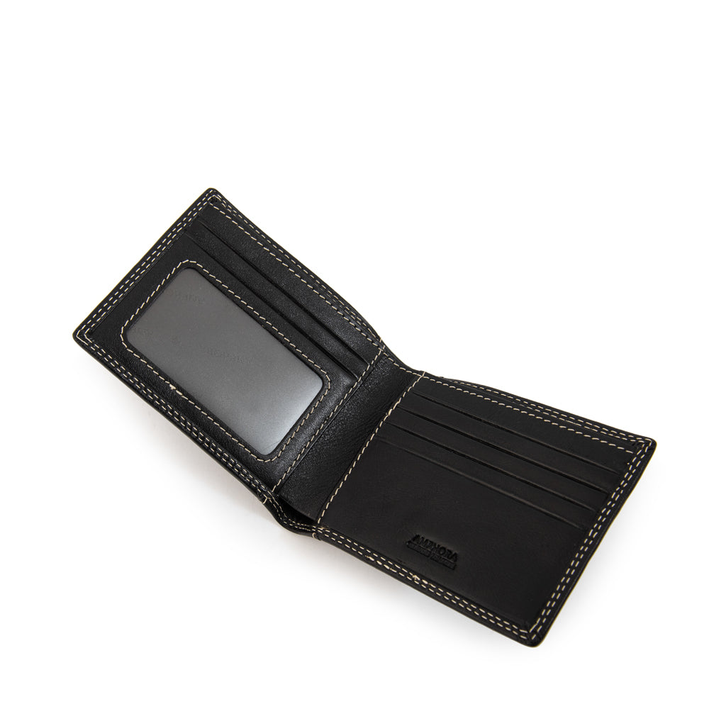 Billetera bremen cuero negro