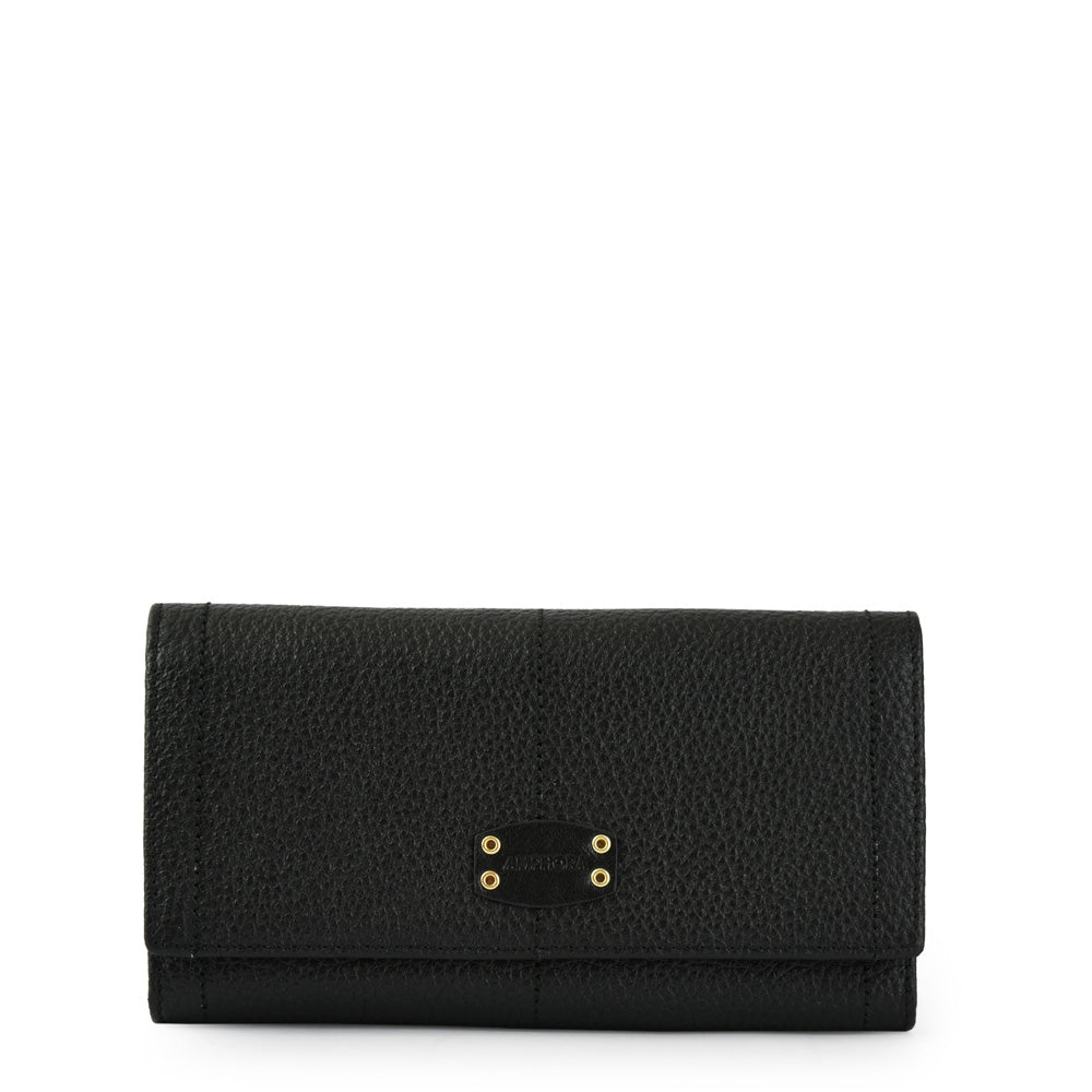 amphora new eyelet chequera doble grande negro