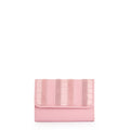 Billetera new stripes cuero rosa viejo