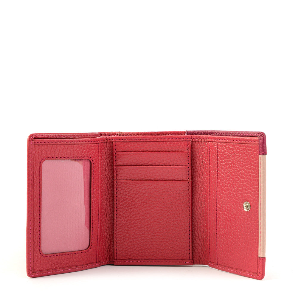 Billetera citron cierre exterior pequeña fucsia