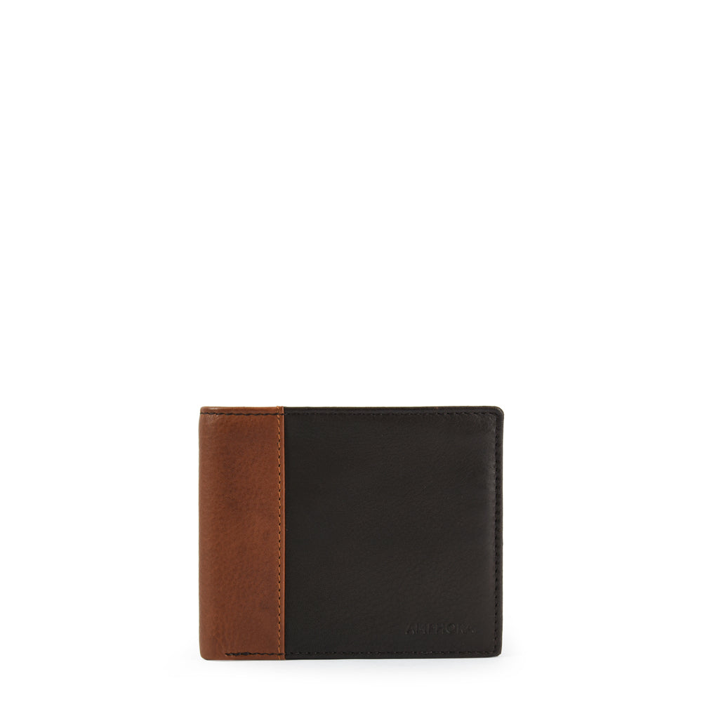 Billetera camilo cuero café oscuro