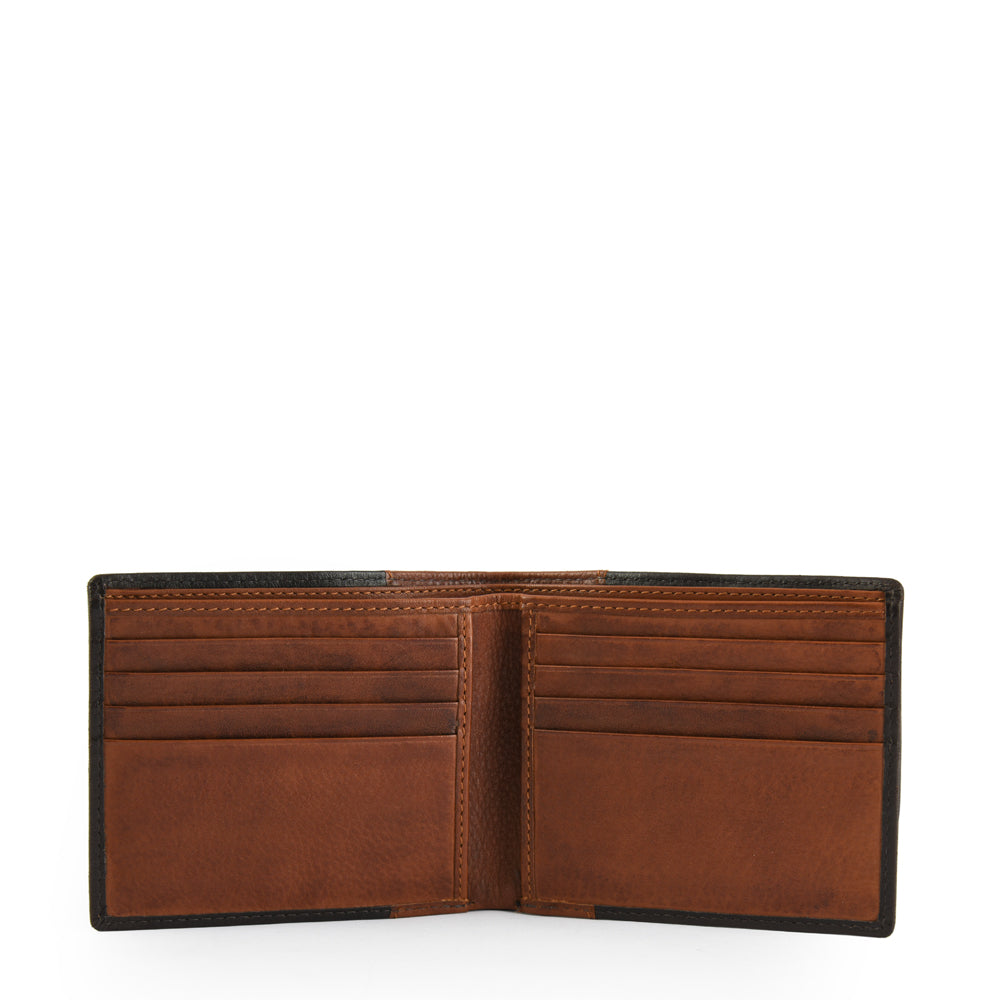 Billetera camilo cuero café oscuro
