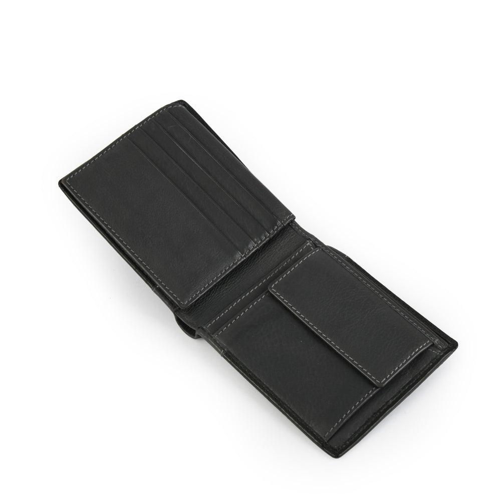 Billetera camilo cuero negro