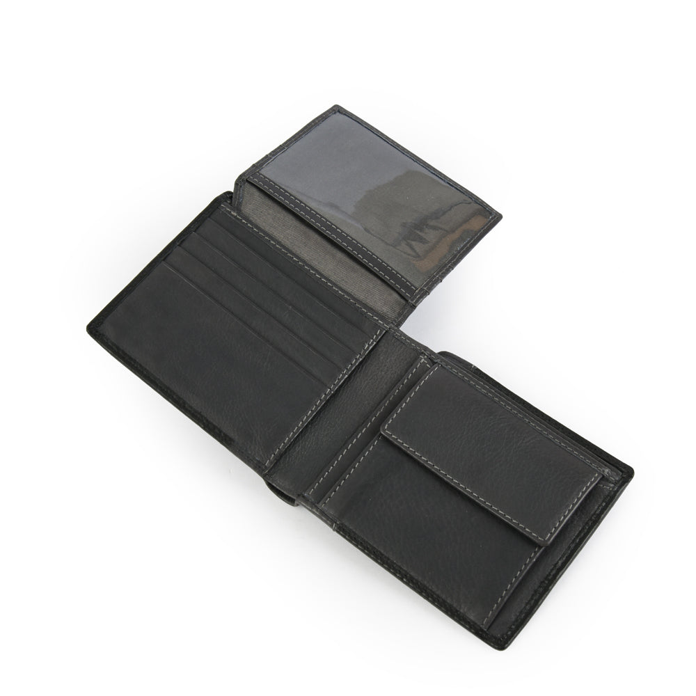 Billetera camilo cuero negro