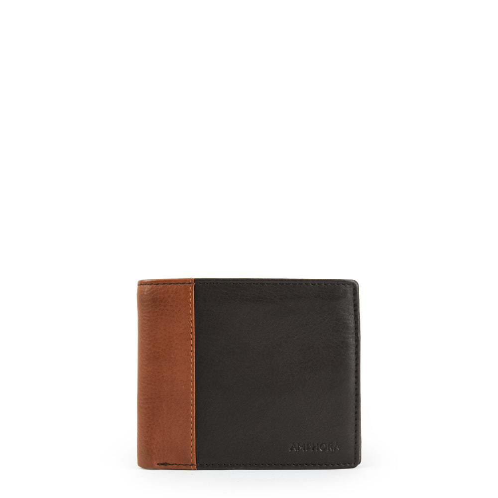 Billetera camilo cuero café oscuro