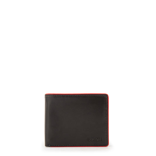 Billetera camille cuero negro