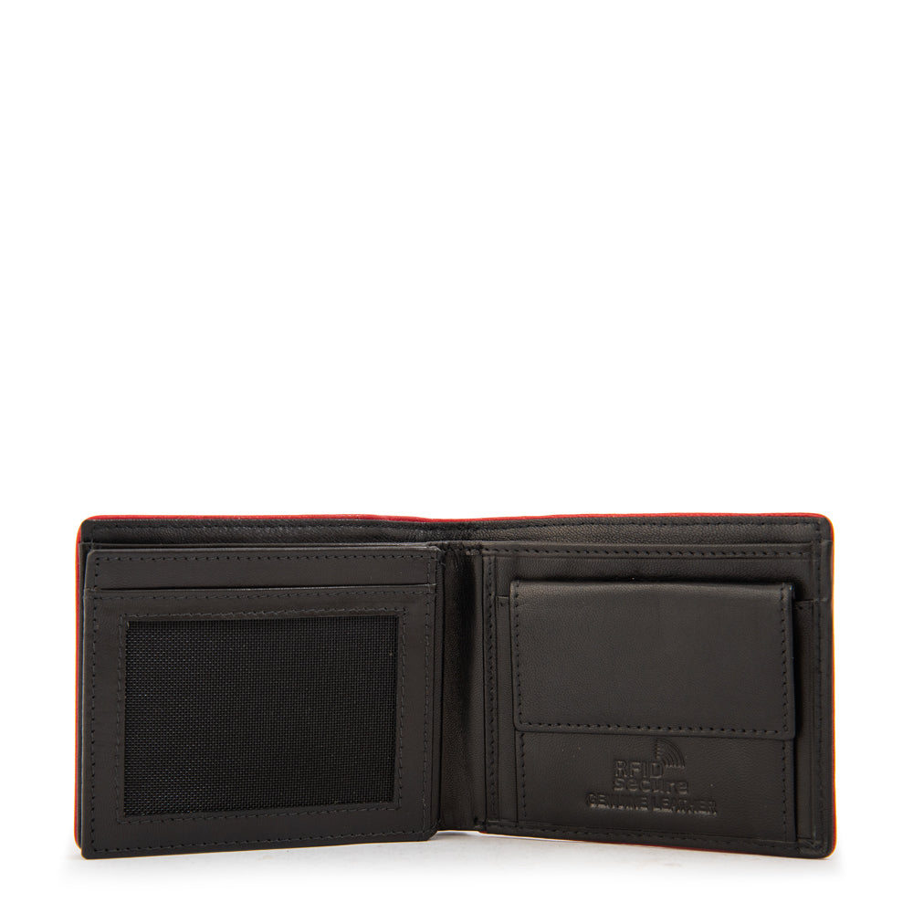 Billetera camille cuero negro