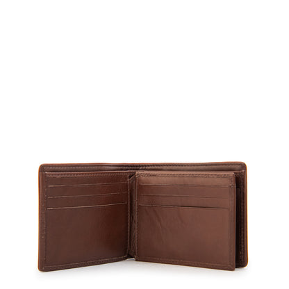 Billetera camille cuero café