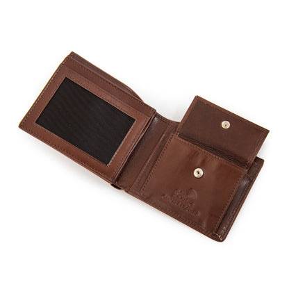 Billetera camille cuero café