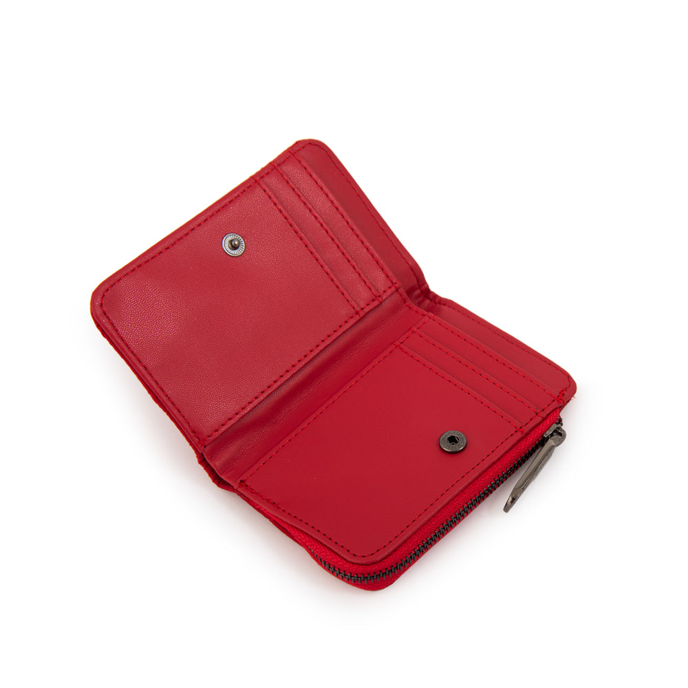 Billetera sarina pequeña rojo