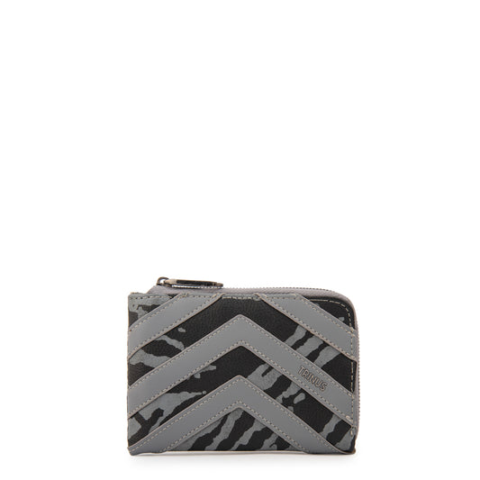 Billetera thian mediana gris