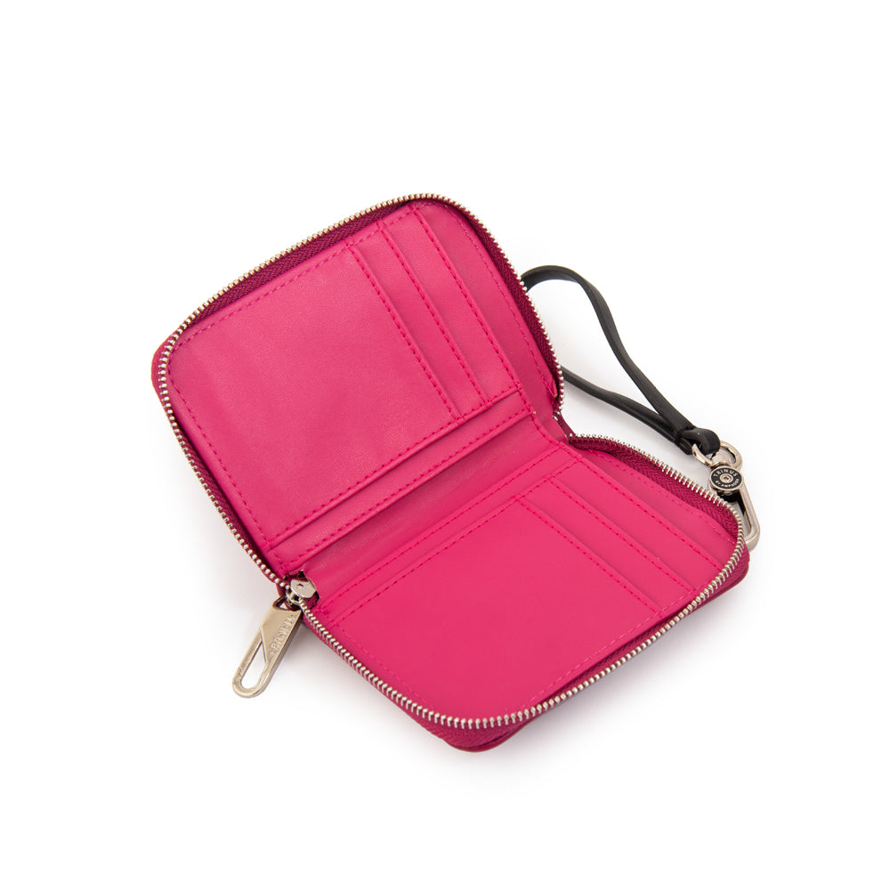 Billetera kael pequeña fucsia