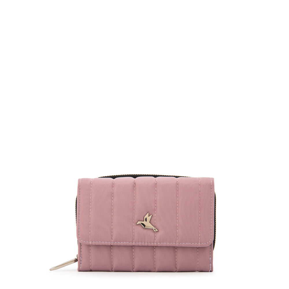 Billetera lizel mediana rosa viejo