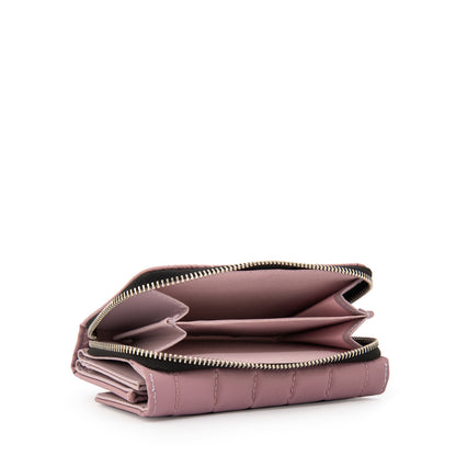 Billetera mediana lizel rosa viejo