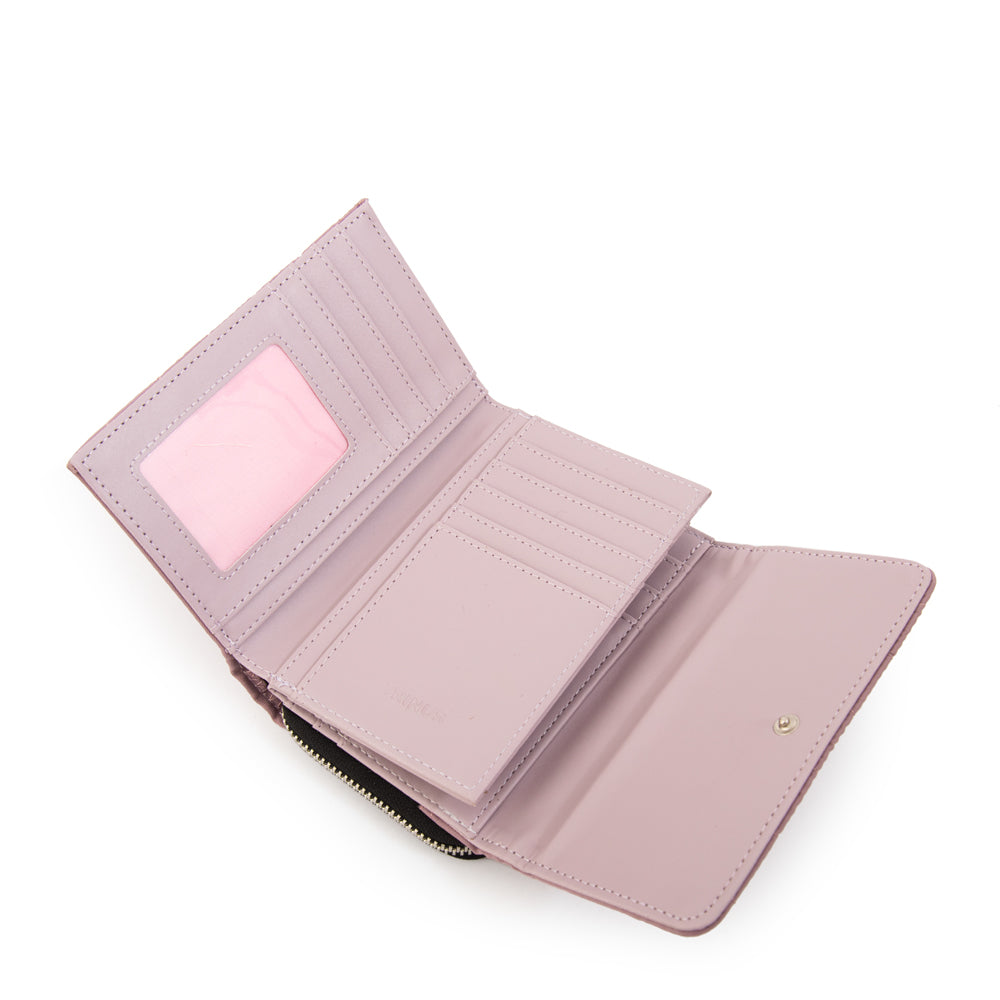 Billetera lizel mediana rosa viejo