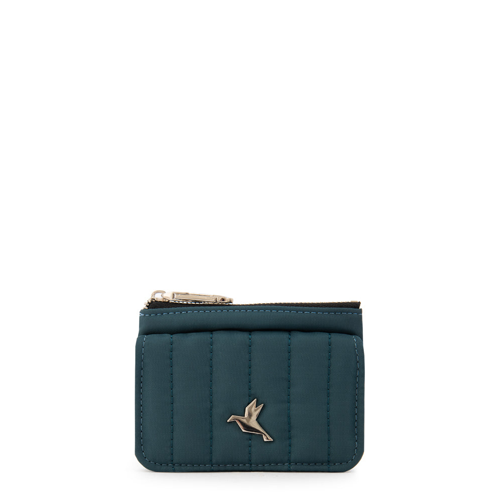 Monedero pequeña lizel petroleo oscuro