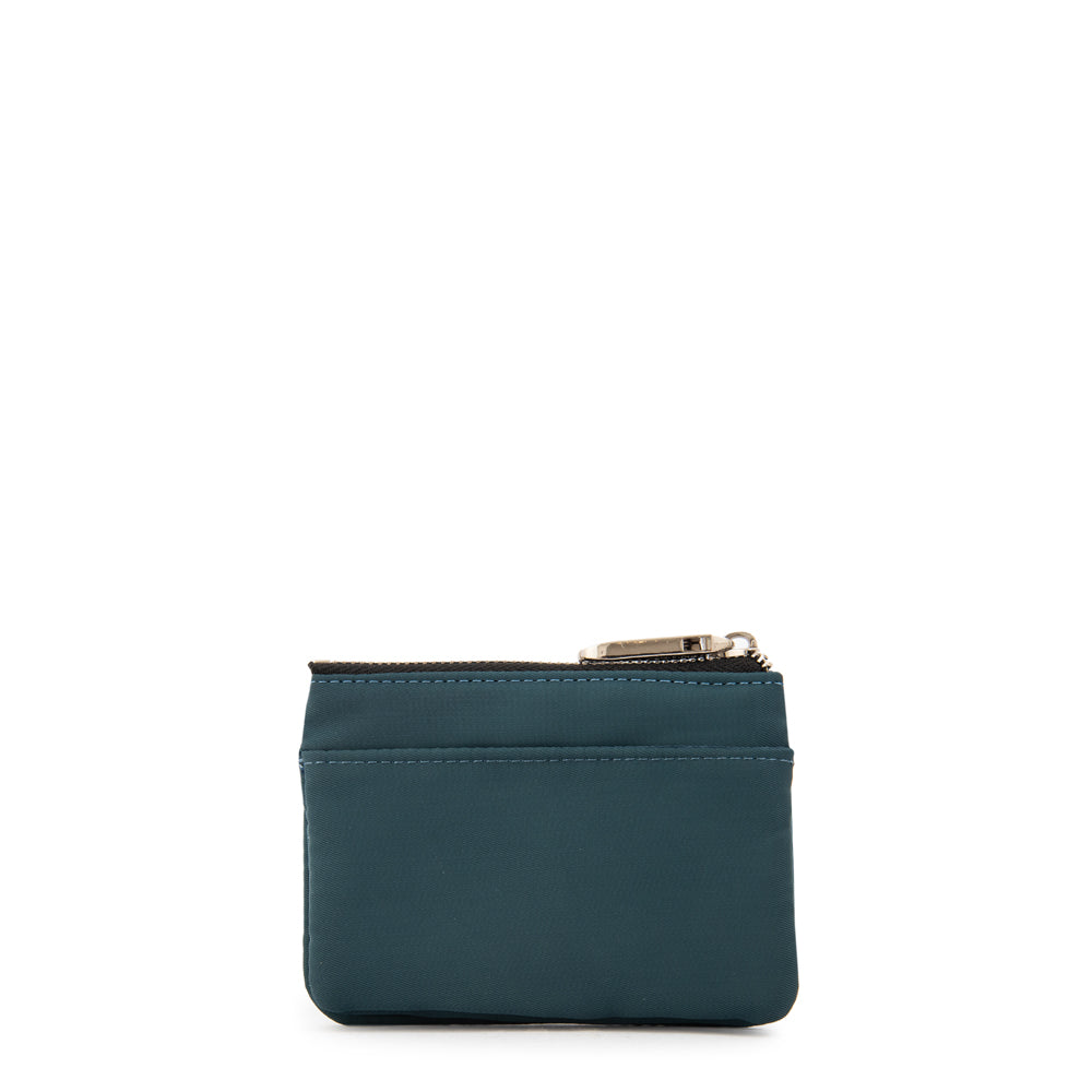 Monedero pequeña lizel petroleo oscuro