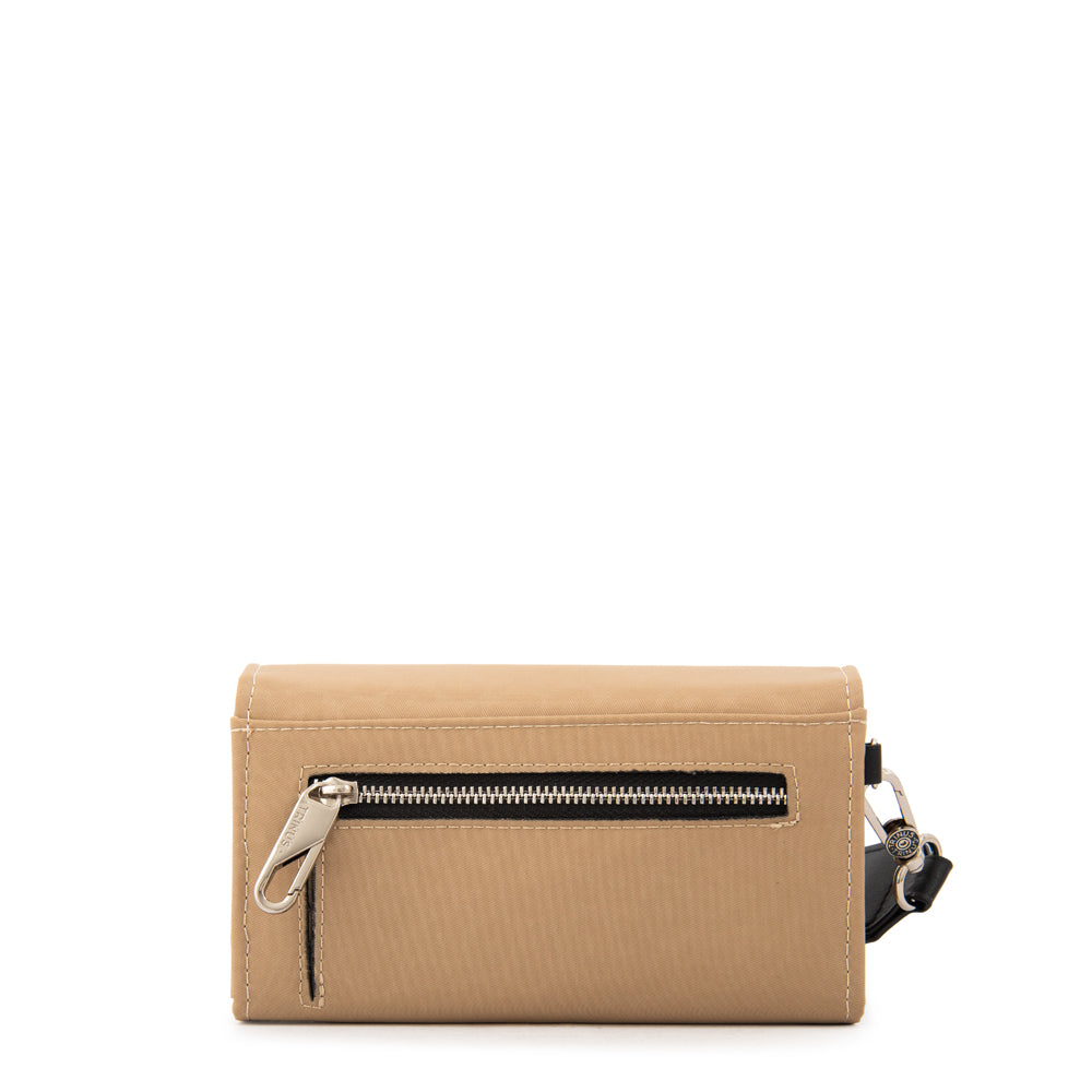 Billetera school mediana beige