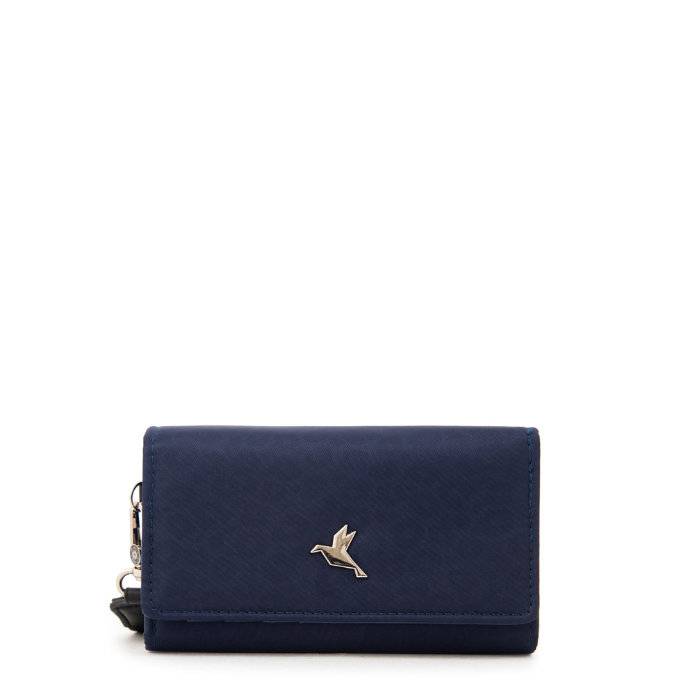 Billetera school mediana denim