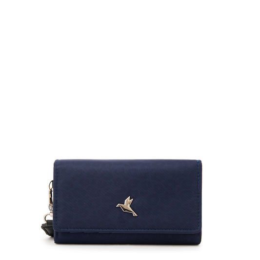 Billetera mediana school denim