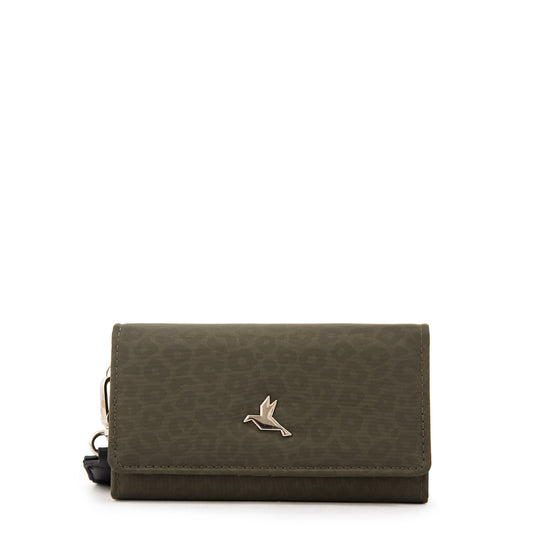 Billetera mediana school verde oliva