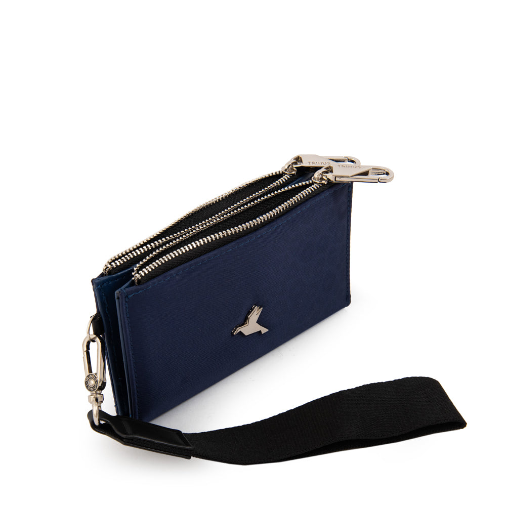 Billetera pequeña school denim