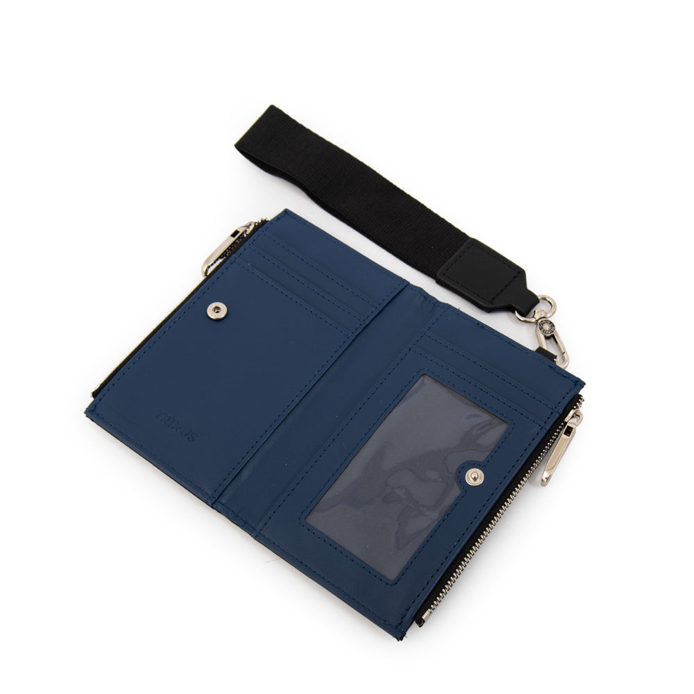 Billetera pequeña school denim