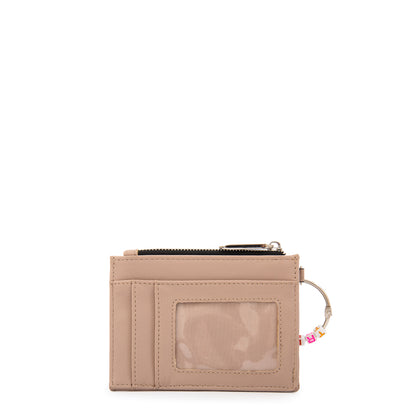 Tarjetero monedero galadri pequeña beige