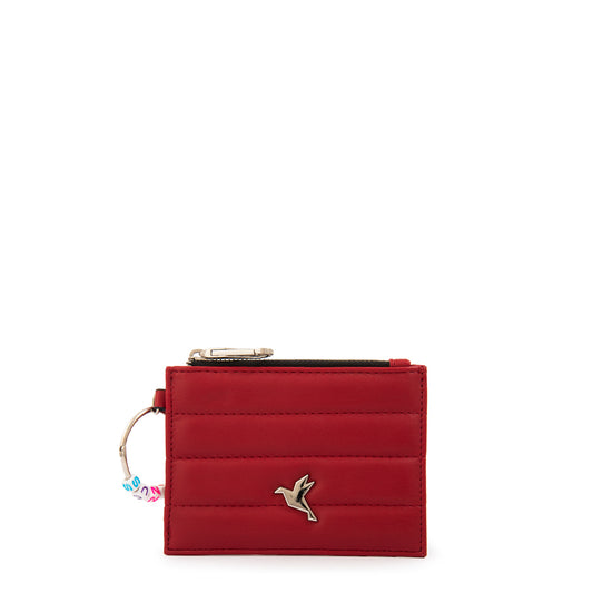 Tarjetero monedero galadri pequeña rojo