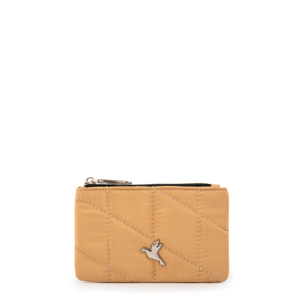 Monedero rectangular catalina pequeña beige