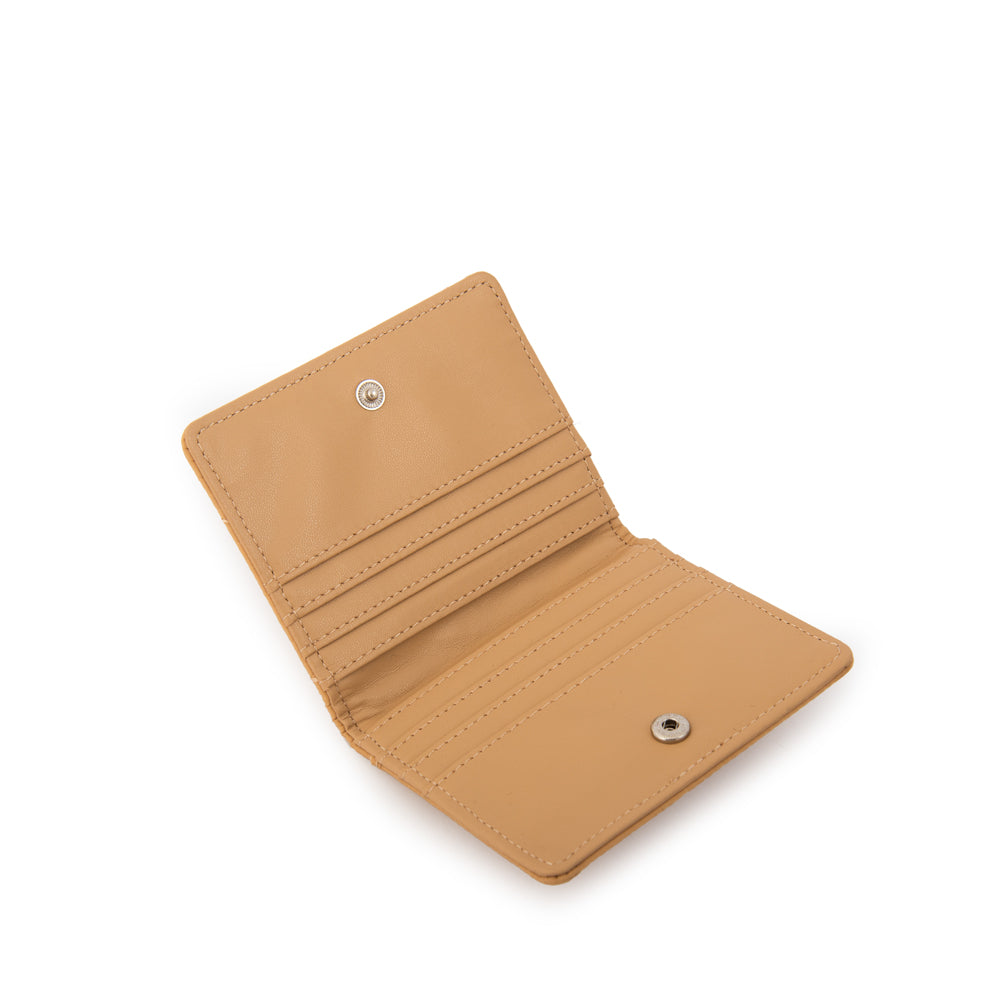 Tarjetero catalina pequeña beige