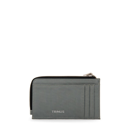 Billetera con cierre carlota mediana verde oliva