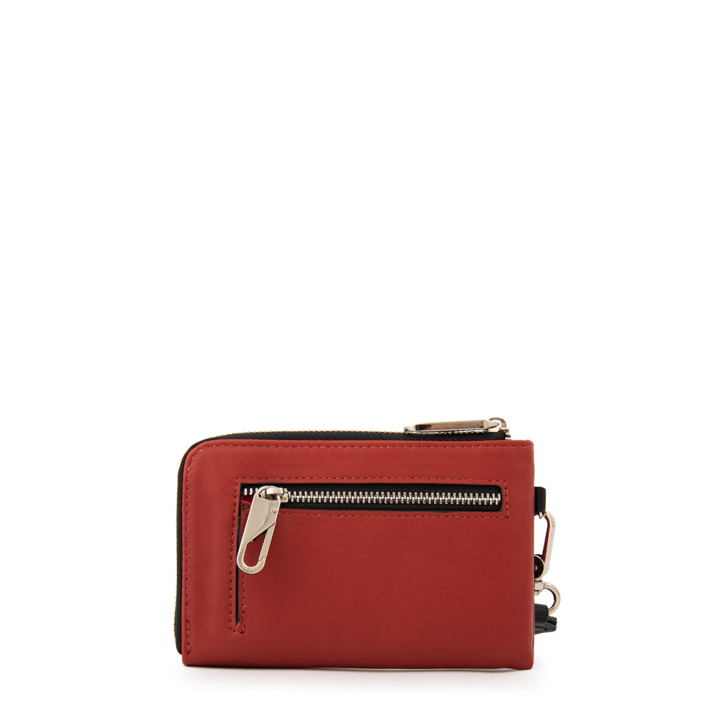 Billetera monserrat mediana rojo
