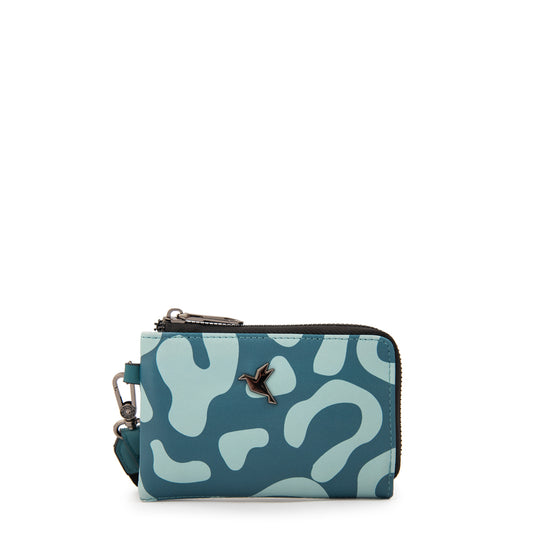 Billetera zigor mediana turquesa