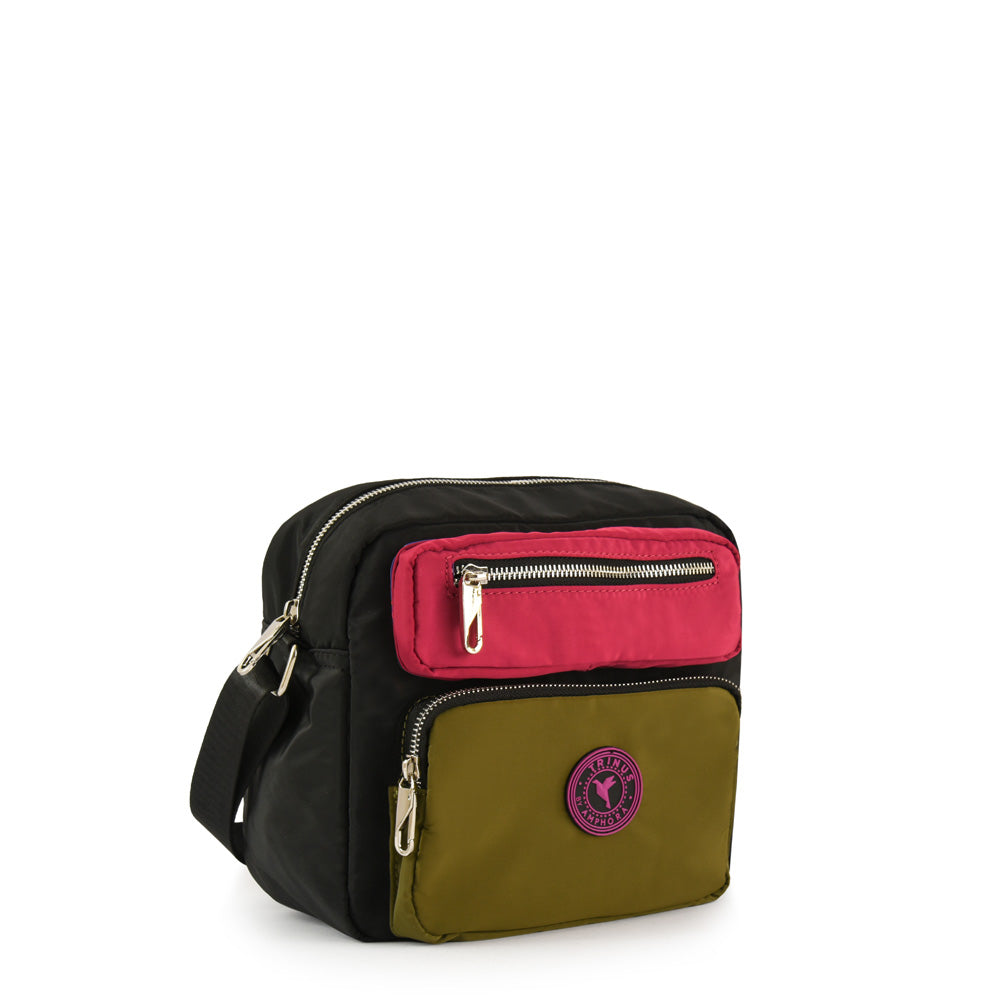 Cartera bandolera silvie mediana negro