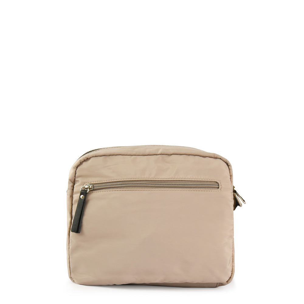 Cartera bandolera silvie mediana taupe