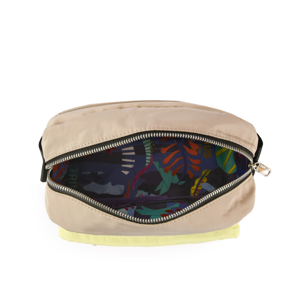 Cartera bandolera silvie mediana taupe