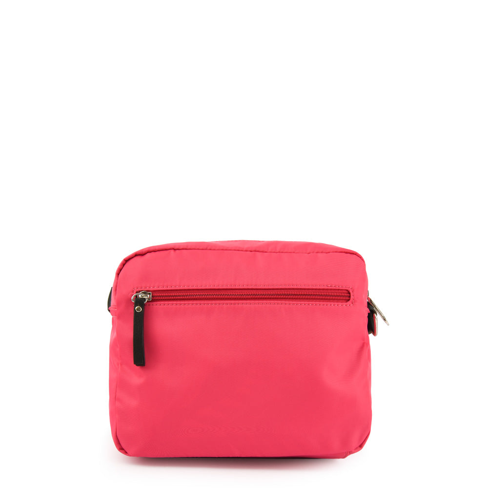 Cartera bandolera silvie mediana fucsia