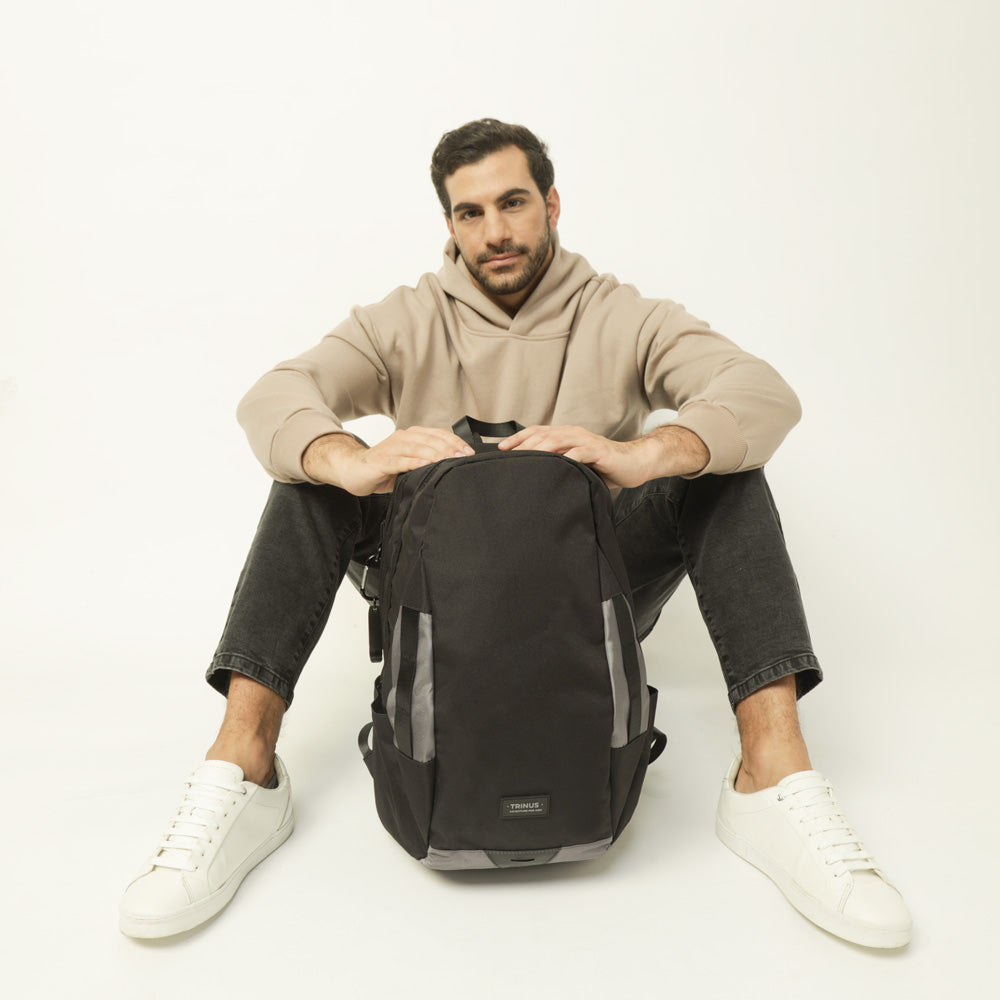 Mochila porta notebook zaid grande negro